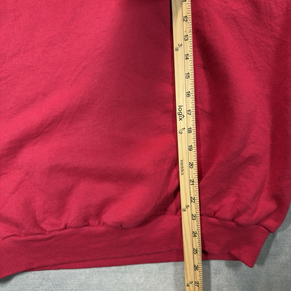 Vintage Made In‎ USA Fruit of the Loom Crewneck Sweatshirt Adult XL Pink Blank - Picture 6 of 8